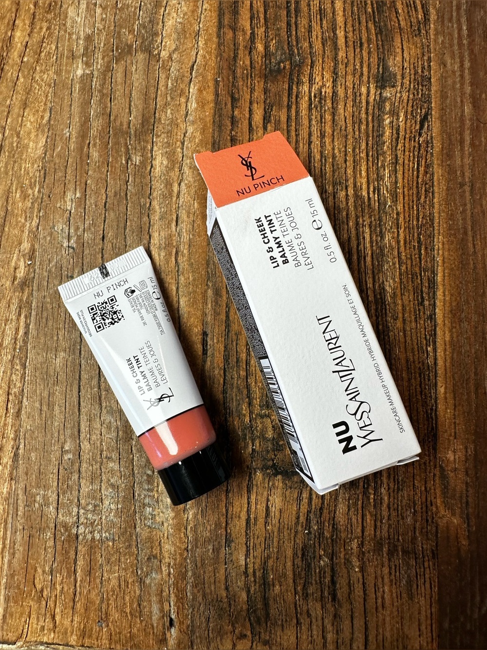 Yves Saint Laurent NU Pinch Lip & Cheek Tint — Coral Pink
